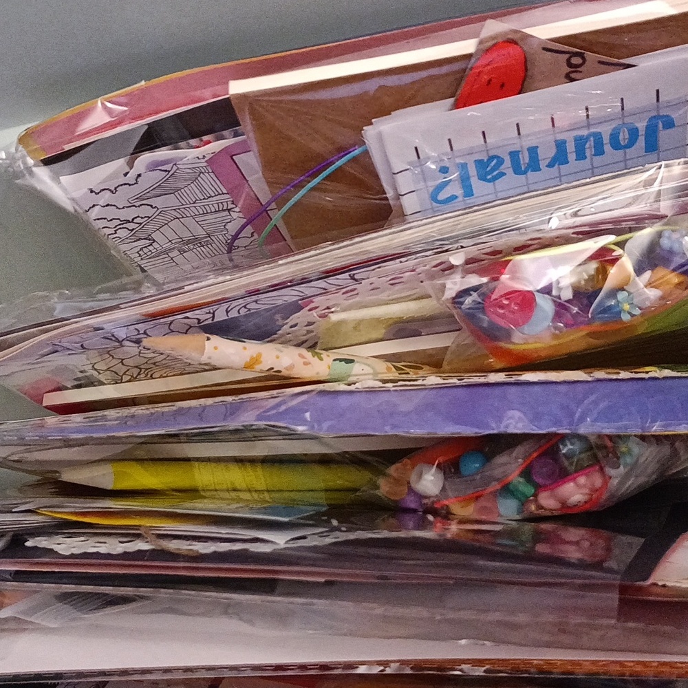 Random Junk Journal Ephemera Kits +Zine+Mini Journal+Trinket Scoop - Picture 3 of 5